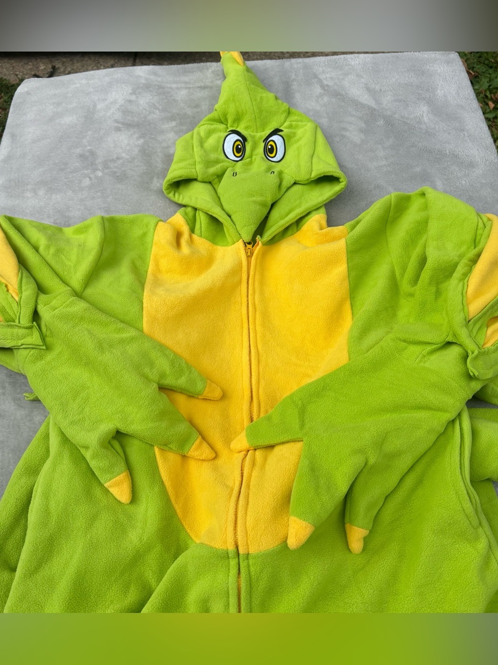 Adult One Piece Size Medium Dinosaur pterodactyl halloween costume cosplay